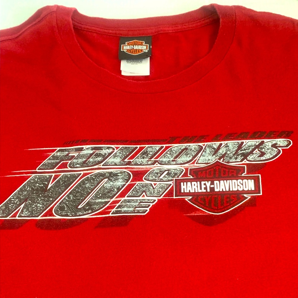 Harley Davidson T-Shirt San Jose California: “Follow No One” Great Condition!